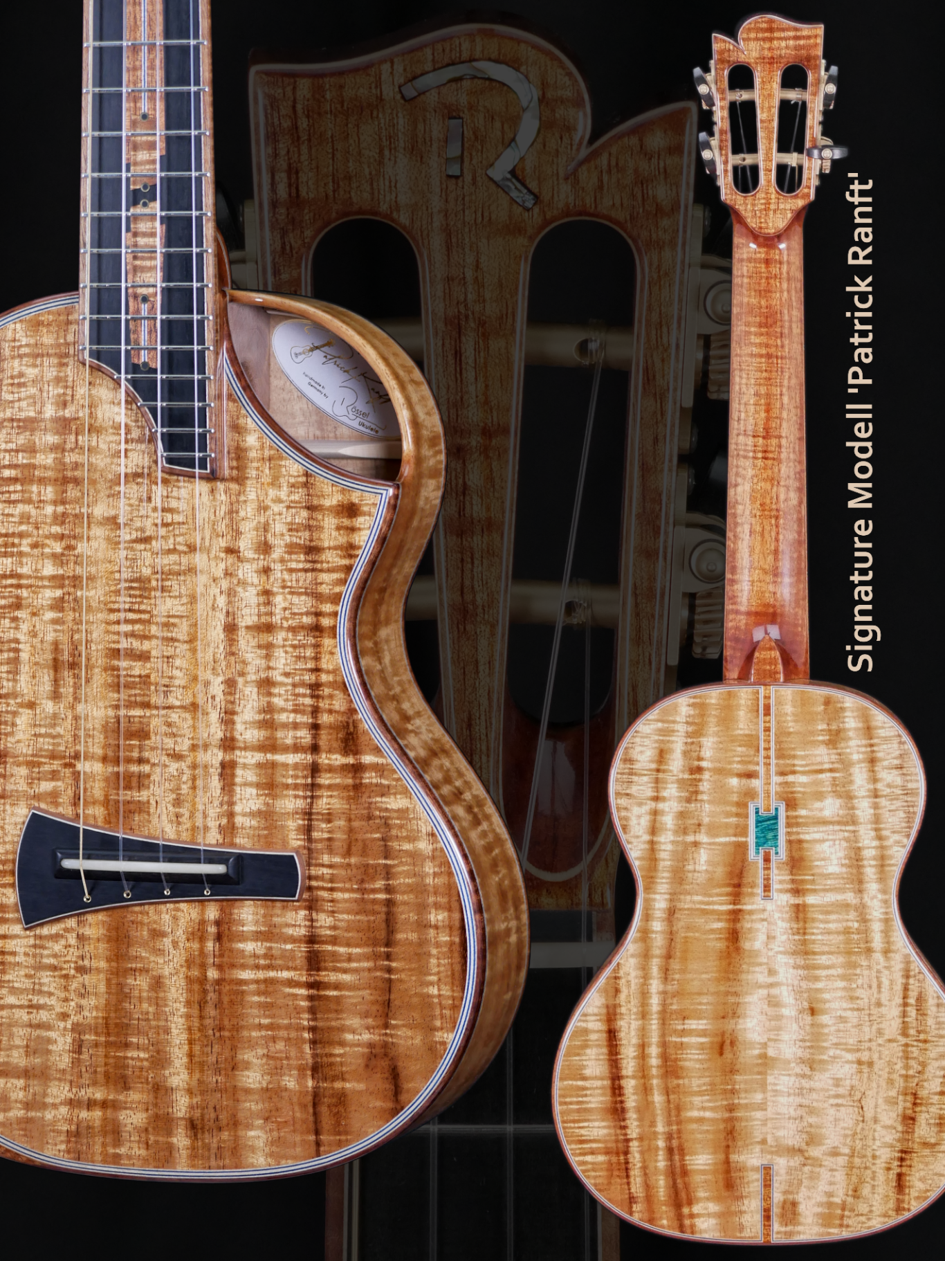 Kasha Tenor Ukulele kombiniert hawaiianisches Mastergrade-Koa mit sorgfältiger Verarbeitung 